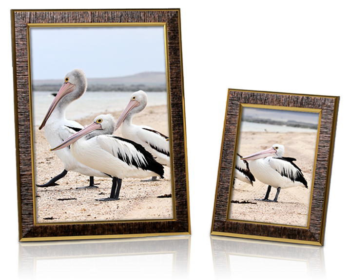 Frame Ukiran 315 - Coklat Emas