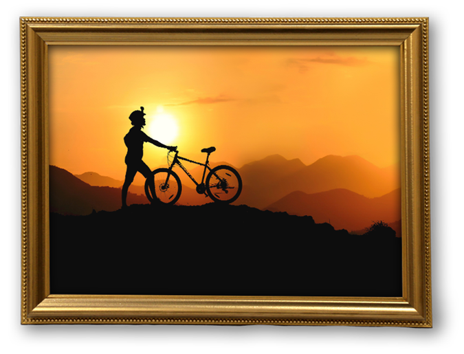 Frame Ukiran 339 - Gold
